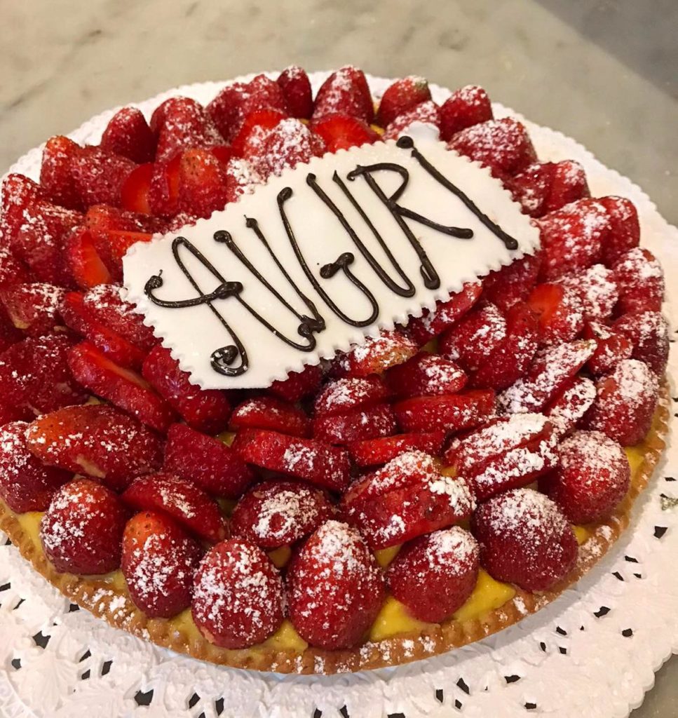 crostata crema e fragole