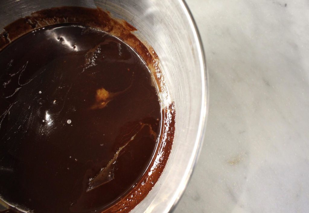 burro, cioccolato e rossi uovo